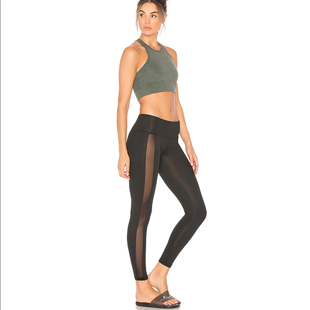 Strut-this black mesh leggings